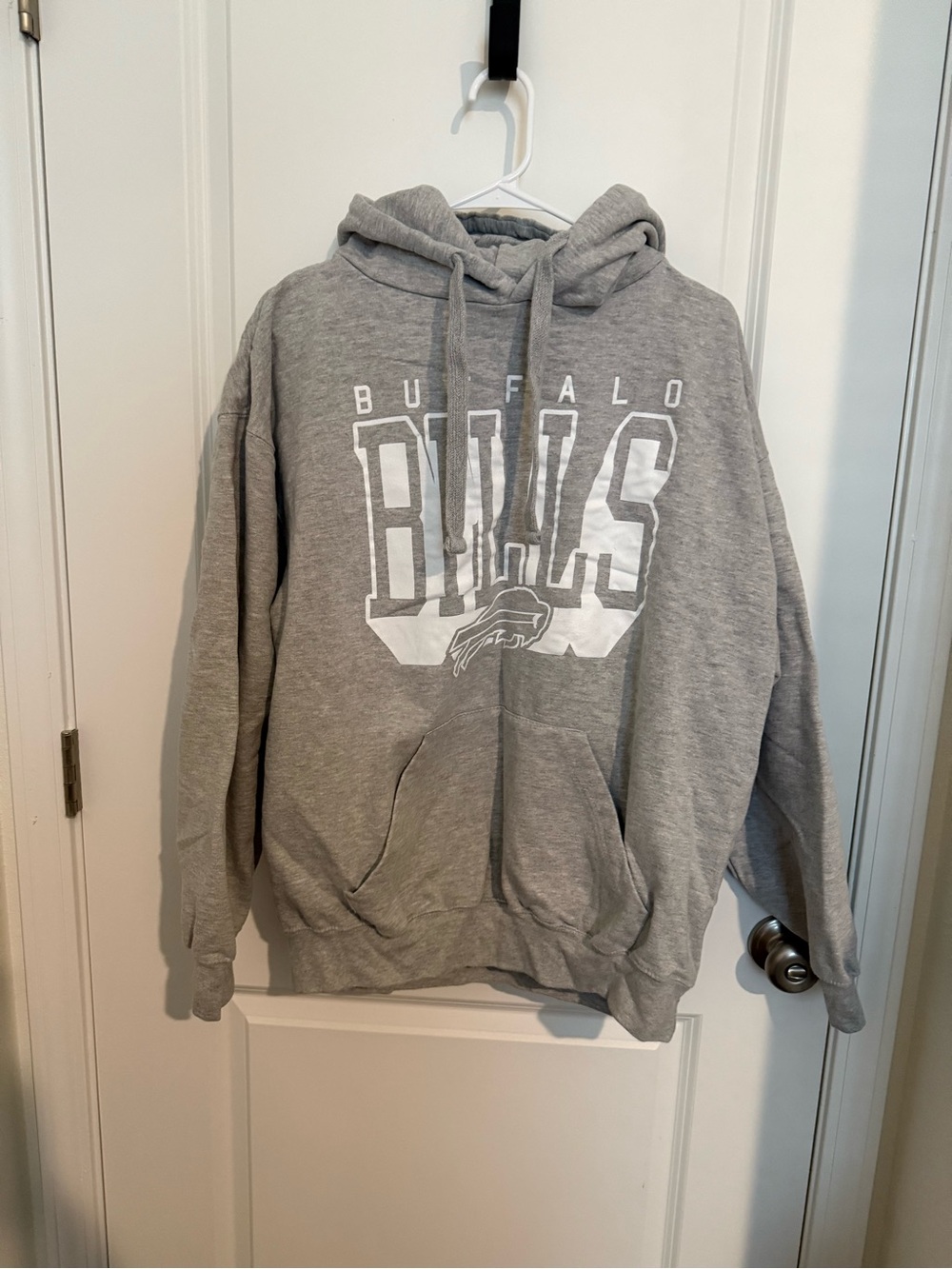 Buffalo Bills Gray Hoodie Sweatshirt - Men's Pullover